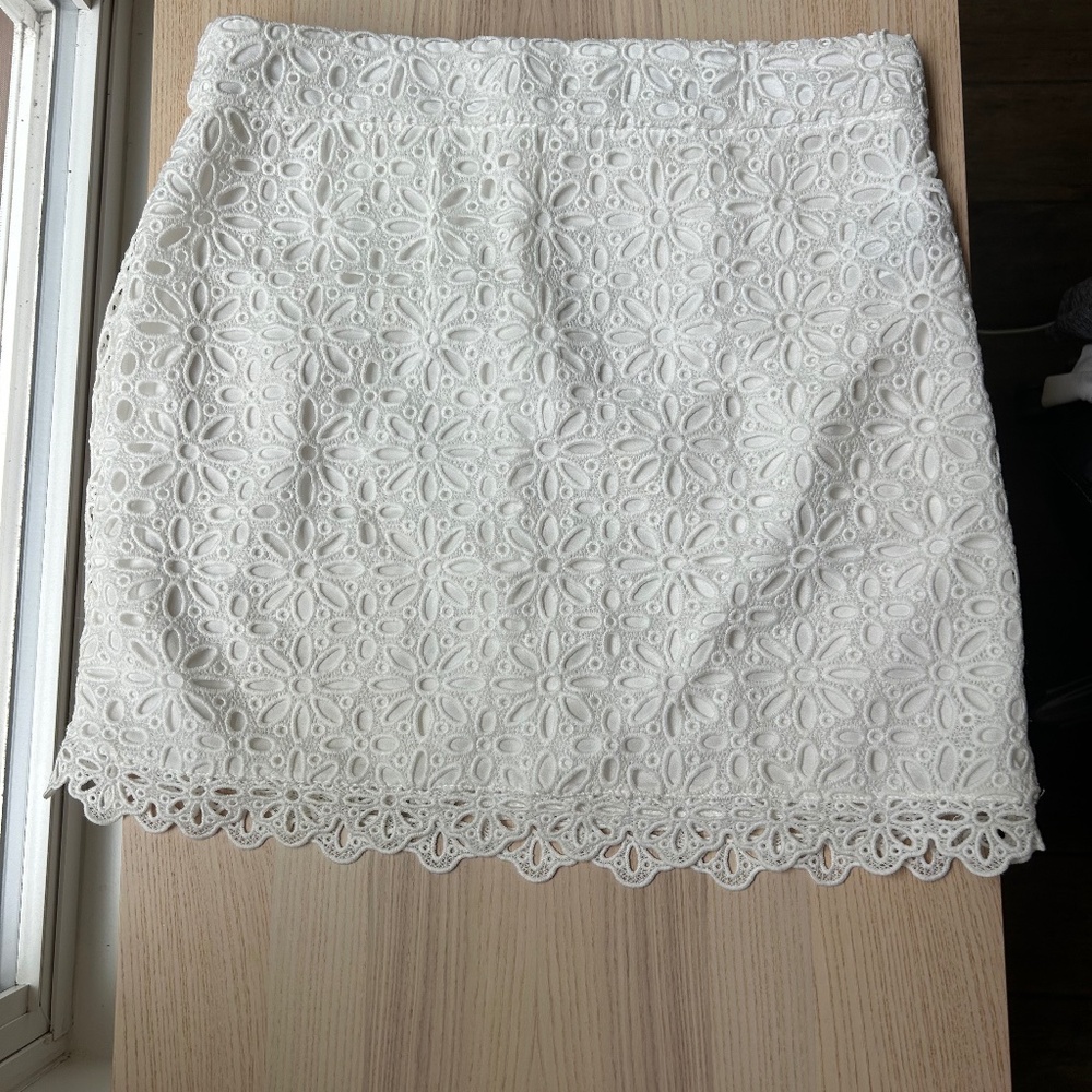 Forever 21 Flower Lace skirt